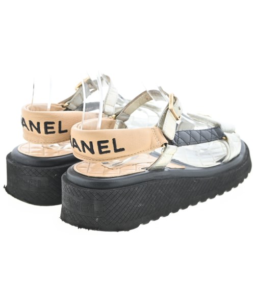 CHANEL（シャネル）サンダル 黒 サイズ:EU38(24.5cm位) レディース/2200683237085