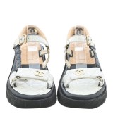 CHANEL（シャネル）サンダル 黒 サイズ:EU38(24.5cm位) レディース/2200683237085