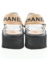 CHANEL（シャネル）サンダル 黒 サイズ:EU38(24.5cm位) レディース/2200683237085