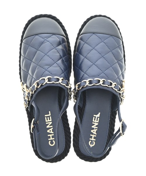 CHANEL（シャネル）サンダル 紺 サイズ:EU35(21.5cm位) レディース/2200688862268