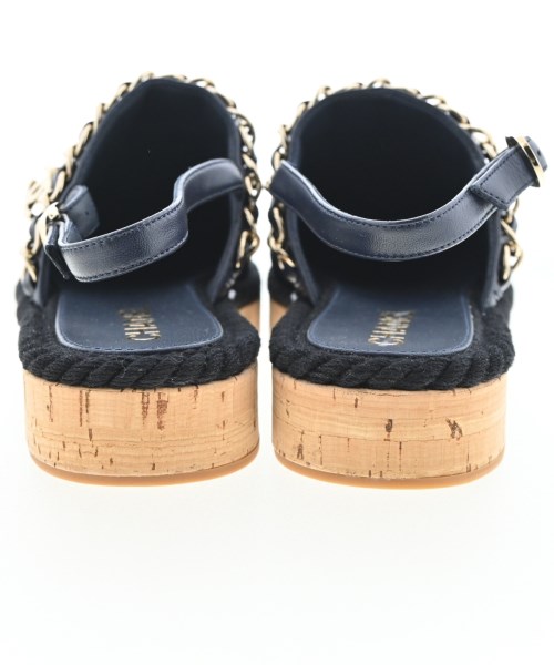 CHANEL（シャネル）サンダル 紺 サイズ:EU35(21.5cm位) レディース/2200688862268