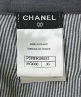 CHANEL（シャネル）ひざ丈スカート 紺 サイズ:36(XS位) レディース/2200689371011