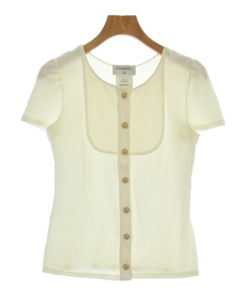 CHANEL（シャネル）Tシャツ・カットソー 白 サイズ:34(XXS位