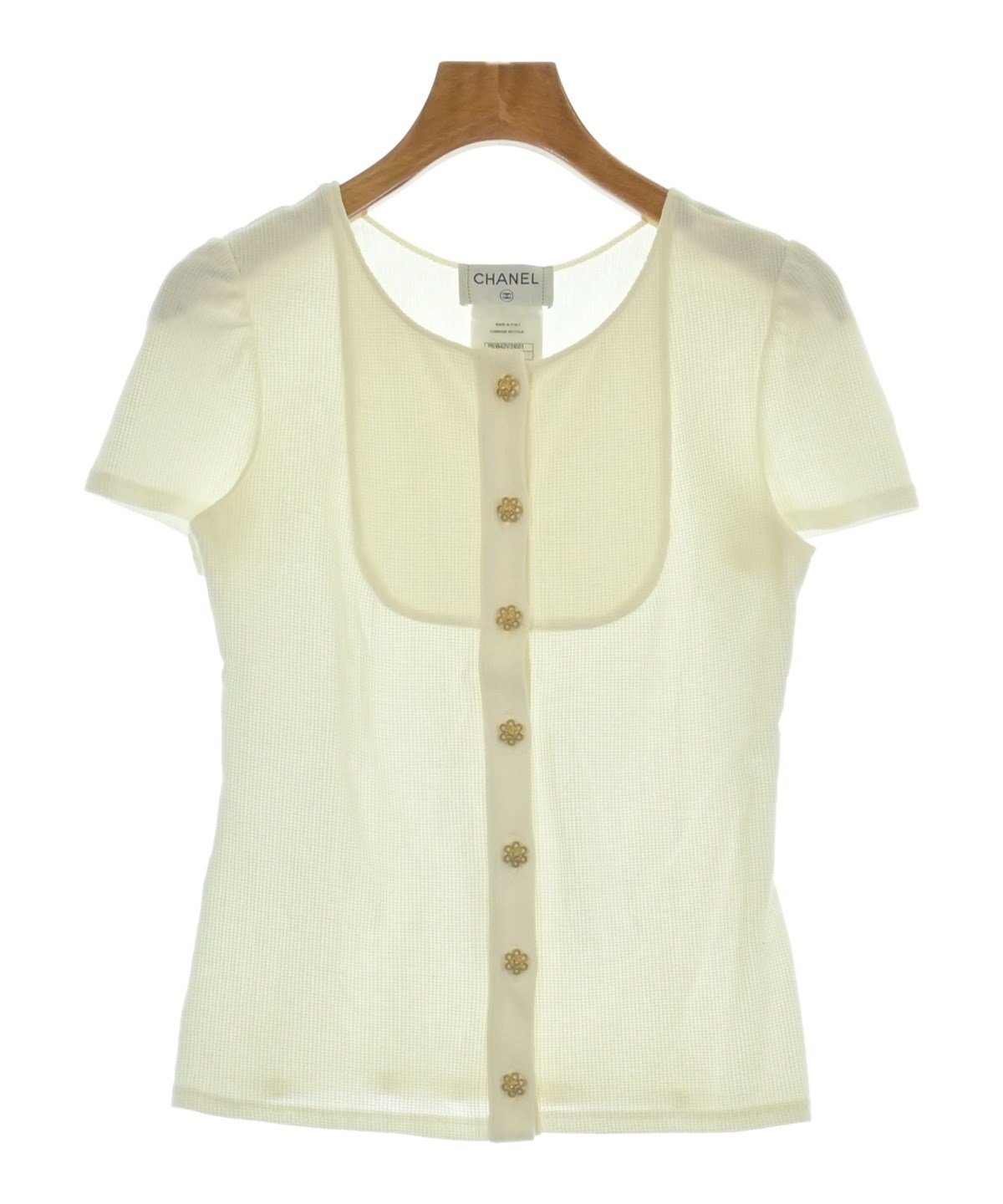 CHANEL（シャネル）Tシャツ・カットソー 白 サイズ:34(XXS位