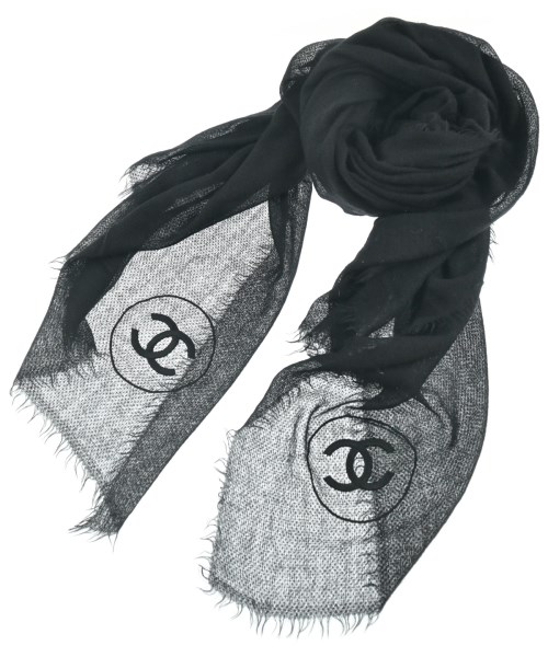 CHANEL(シャネル)ストール 黒 サイズ:-/2200683201239