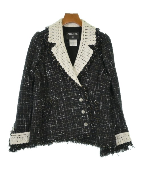 CHANEL(シャネル)テーラードジャケット 黒 サイズ:38(S位)/2200687109012