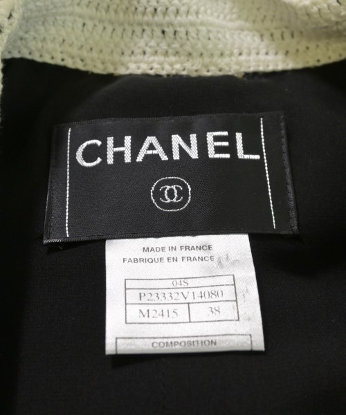 CHANEL（シャネル）テーラードジャケット 黒 サイズ:38(S位) レディース/2200687109012