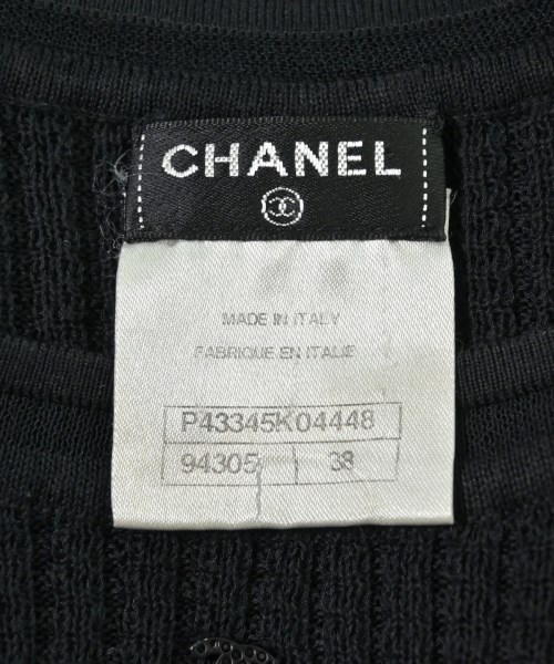 CHANEL（シャネル）ニット・セーター 黒 サイズ:38(S位) レディース/2200691070117
