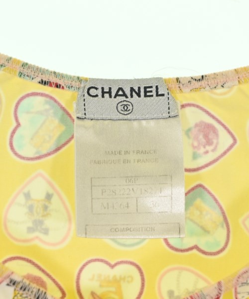 CHANEL（シャネル）キャミソール 黄 サイズ:36(XS位) レディース/2200691070124