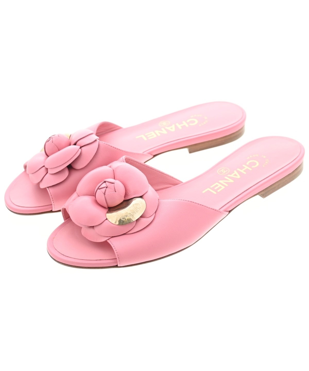 CHANEL（シャネル）サンダル ピンク サイズ:EU35(21.5cm位) レディース