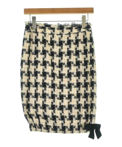 CHANEL(シャネル)ひざ丈スカート ベージュ サイズ:34(XXS位)/2200692136171