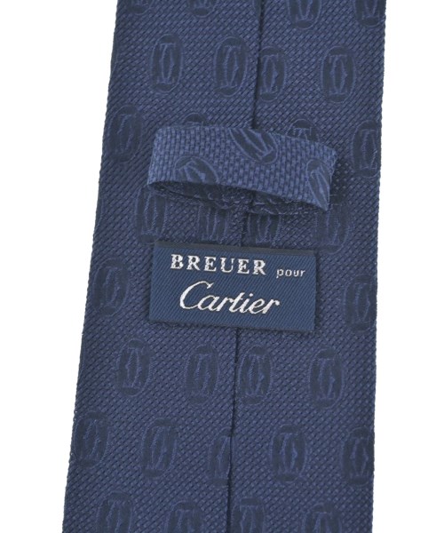 Cartier（カルティエ）ネクタイ 紺 サイズ:- メンズ/2200635646064