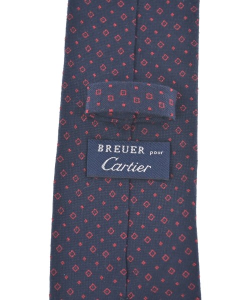Cartier（カルティエ）ネクタイ 紺 サイズ:- メンズ/2200635646071