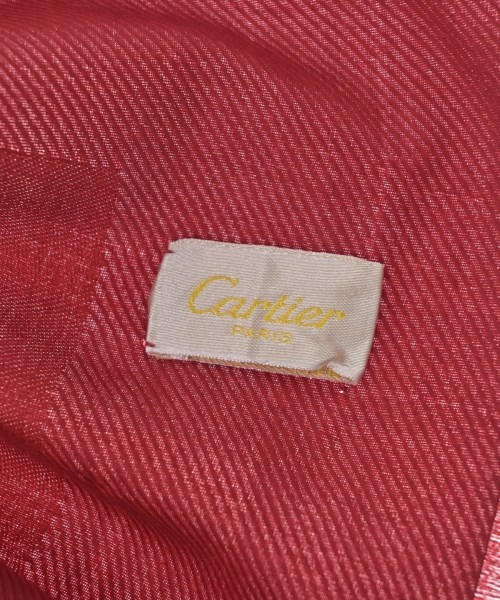 Cartier（カルティエ）ストール 赤 サイズ:- レディース/2200626618063