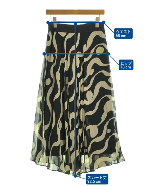 MARELLA（マレラ）ロング・マキシ丈スカート 黒 サイズ:38(S位) レディース/2200638656077