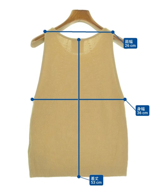 MARELLA（マレラ）ベスト/ノースリーブ ベージュ サイズ:M レディース/2200651220101