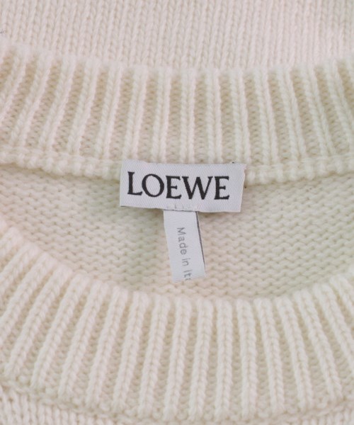 LOEWE（ロエベ）ニット・セーター 白 サイズ:XS レディース |【公式 