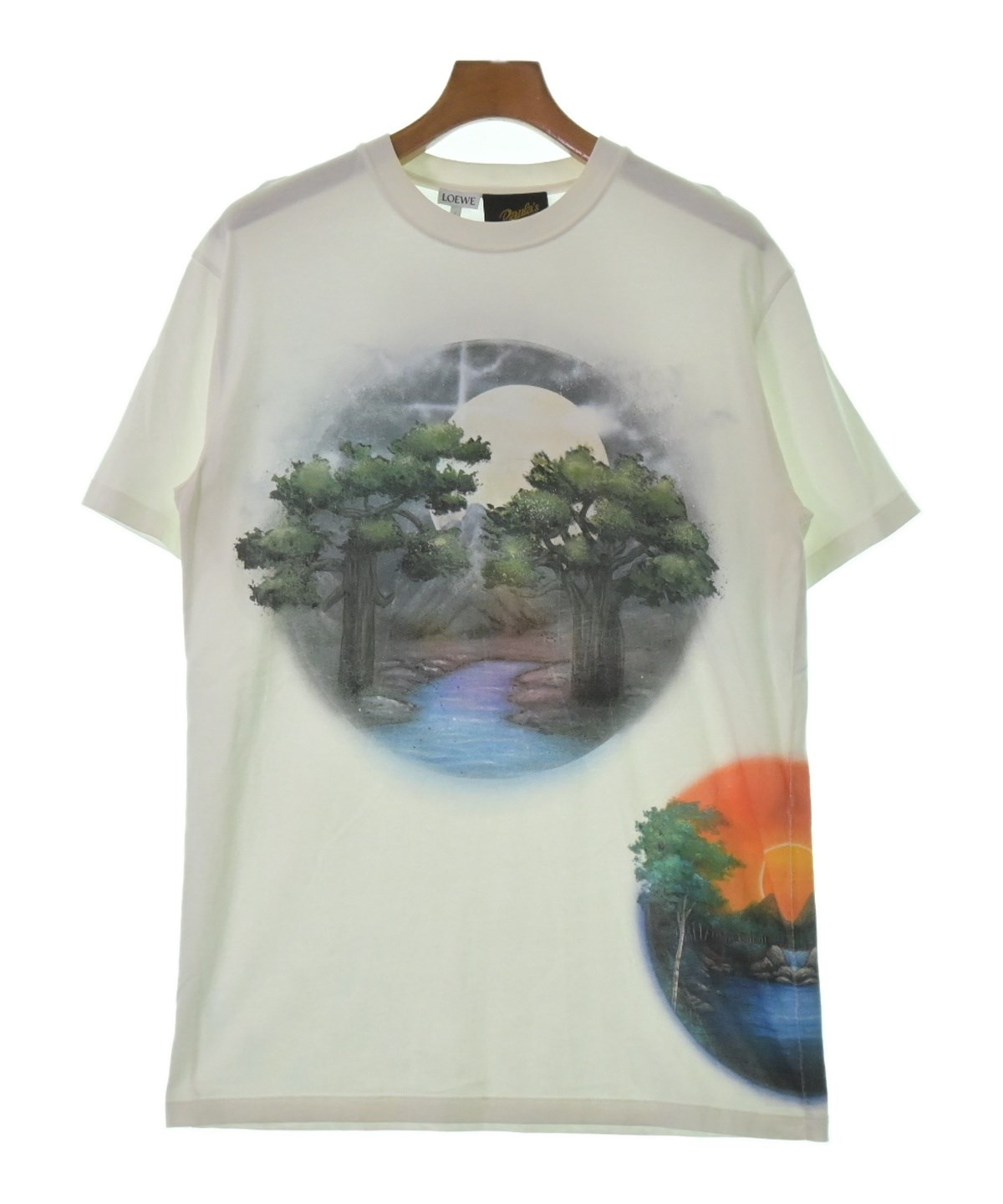 ロエベ　Tシャツ　Mサイズ LOEWE】ロエベ オーバーサイズフィット ロングスリーブTシャツ