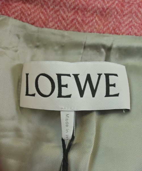 LOEWE（ロエベ）チェスターコート ピンク サイズ:46(M位) メンズ/2200473250027
