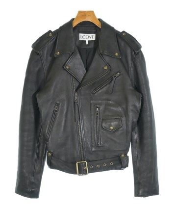 LOEWE（ロエベ）ライダース 黒 サイズ:46(M位) メンズ/2200555516010