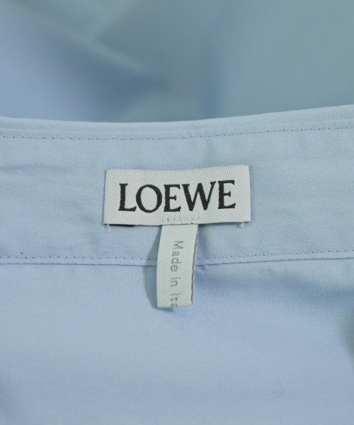 LOEWE（ロエベ）カジュアルシャツ 青 サイズ:38(S位) メンズ/2200634540189