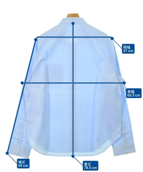 LOEWE（ロエベ）カジュアルシャツ 青 サイズ:40(L位) メンズ/2200634540196