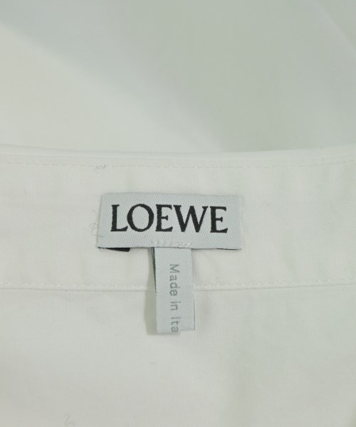 LOEWE（ロエベ）カジュアルシャツ 白 サイズ:41(XL位) メンズ/2200634540219