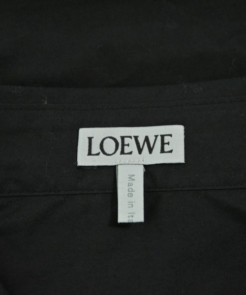 LOEWE（ロエベ）カジュアルシャツ 黒 サイズ:37(XS位) メンズ/2200634540226