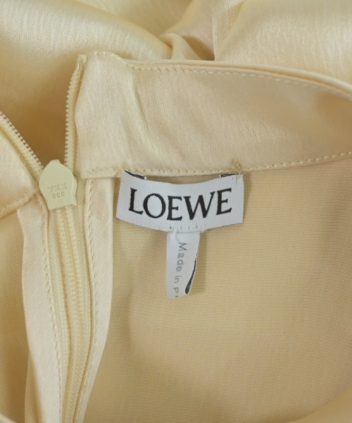 LOEWE（ロエベ）ワンピース 黄 サイズ:36(XS位) レディース/2200635818294