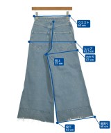 LOEWE（ロエベ）デニムパンツ 青 サイズ:32(XXS位) レディース/2200636160088