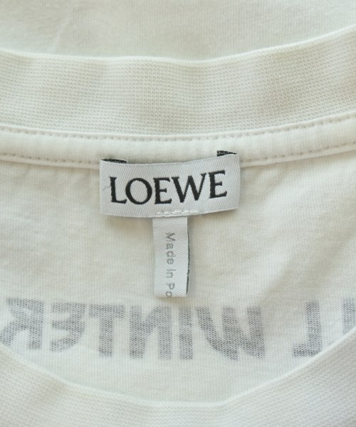 LOEWE（ロエベ）Tシャツ・カットソー 白 サイズ:L レディース/2200621529555