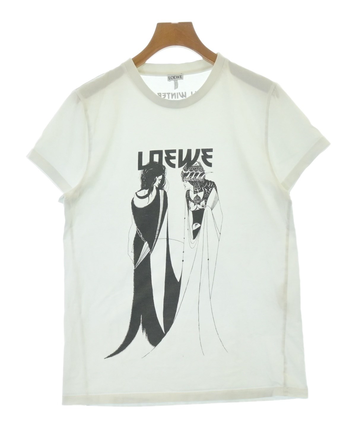 LOEWE ロエベ Tシャツ・カットソー レディース 【古着】【中古】 LOEWE（ロエベ）Tシャツ・カットソー 白 サイズ:L レディース