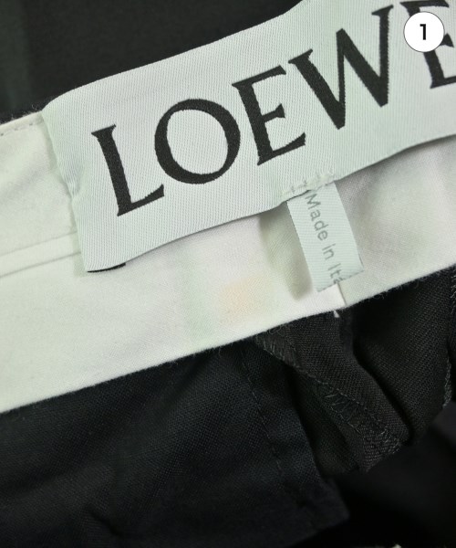 LOEWE（ロエベ）スラックス 黒 サイズ:34(XS位) レディース/2200526887453