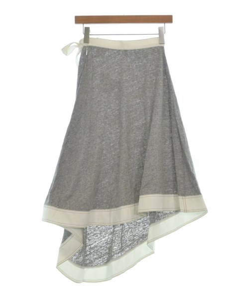 LOEWE（ロエベ）ロング・マキシ丈スカート グレー サイズ:34(XXS位) レディース/2200594576440