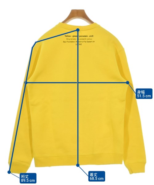LOEWE（ロエベ）スウェット 黄 サイズ:S メンズ/2200638025064