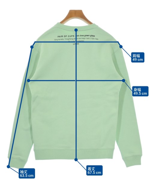 LOEWE（ロエベ）スウェット 緑 サイズ:S メンズ/2200638025071