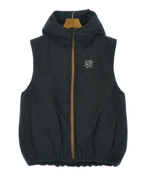 LOEWE（ロエベ）ダウンジャケット/ダウンベスト 黒 サイズ:S メンズ/2200638025095