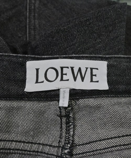 LOEWE（ロエベ）デニムパンツ 黒 サイズ:34(XS位) レディース/2200638284010