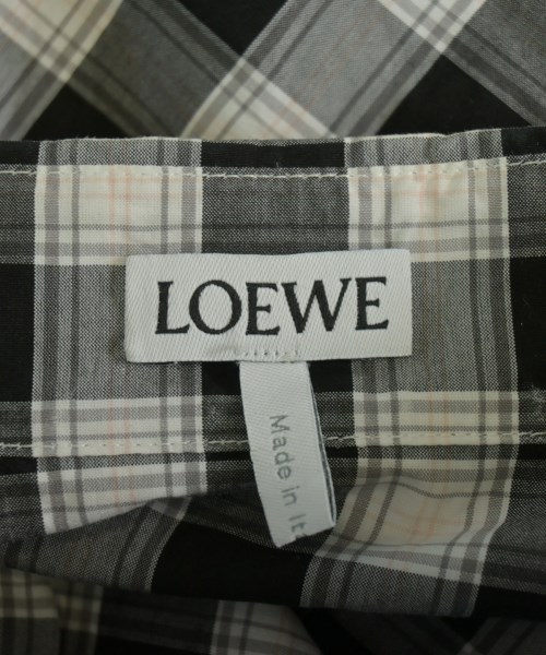 LOEWE（ロエベ）カジュアルシャツ 黒 サイズ:39(M位) メンズ/2200638324037
