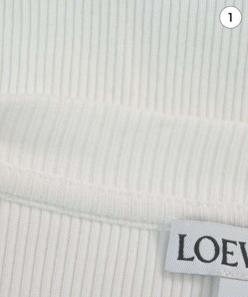LOEWE（ロエベ）Tシャツ・カットソー 白 サイズ:M メンズ/2200201500042