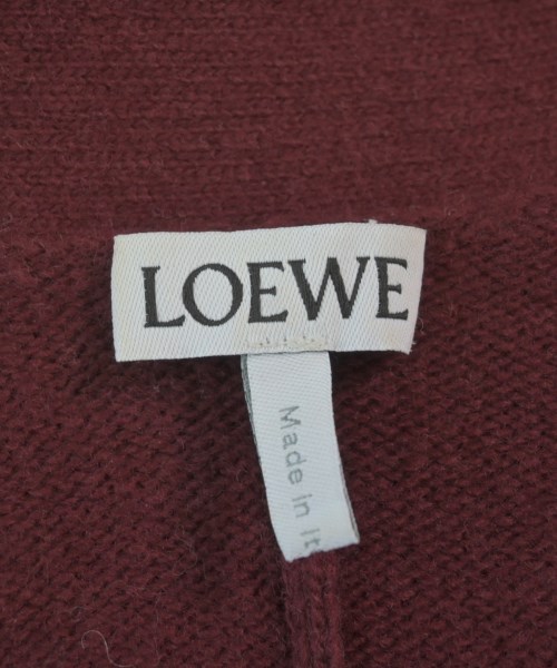 LOEWE（ロエベ）カーディガン 赤 サイズ:XS レディース/2200638591057
