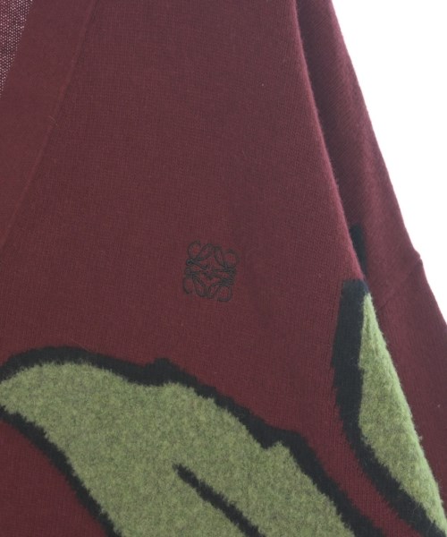 LOEWE（ロエベ）カーディガン 赤 サイズ:XS レディース/2200638591057