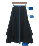 LOEWE（ロエベ）ロング・マキシ丈スカート 黒 サイズ:32(XXS位) レディース/2200626770075