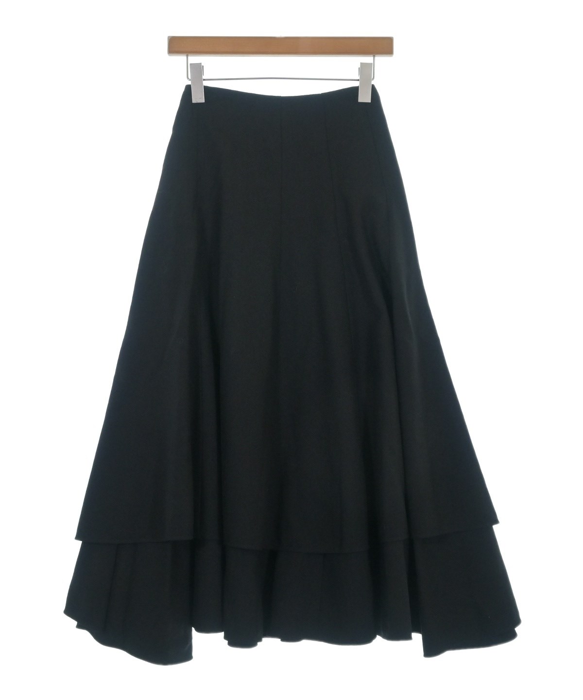 LOEWE（ロエベ）ロング・マキシ丈スカート 黒 サイズ:32(XXS位