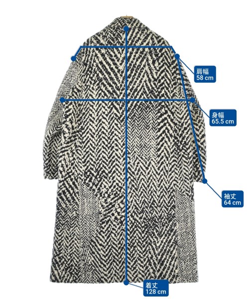 LOEWE（ロエベ）チェスターコート 白 サイズ:46(M位) メンズ/2200639985015