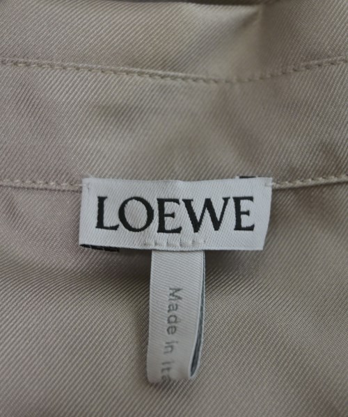 LOEWE（ロエベ）カジュアルシャツ ベージュ サイズ:40(L位) メンズ/2200639985039