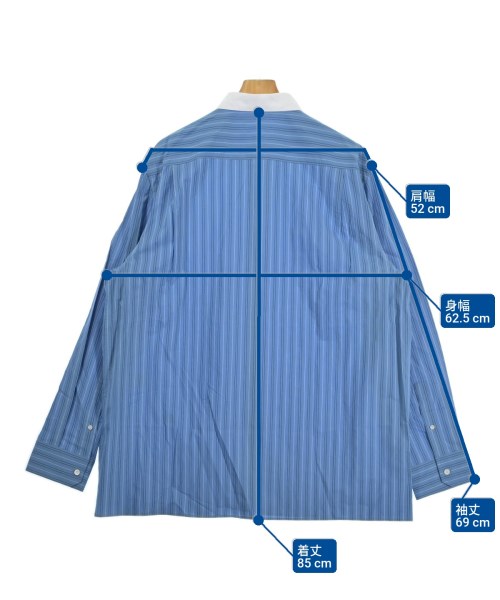 LOEWE（ロエベ）カジュアルシャツ 青 サイズ:42(XXL位) メンズ/2200639985046