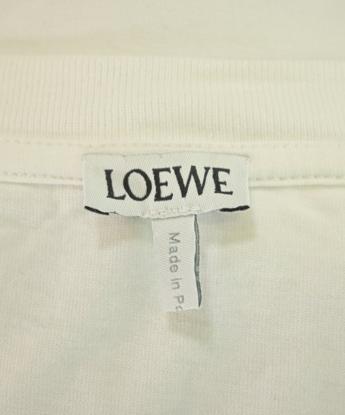 LOEWE（ロエベ）Tシャツ・カットソー 白 サイズ:M レディース/2200640696337