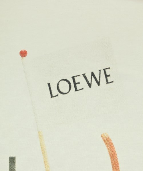LOEWE（ロエベ）Tシャツ・カットソー 白 サイズ:M レディース/2200640696337