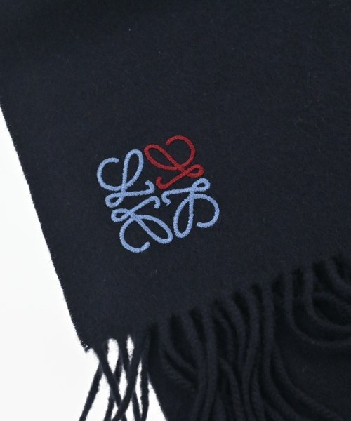 LOEWE（ロエベ）マフラー 紺 サイズ:- メンズ/2200639441108
